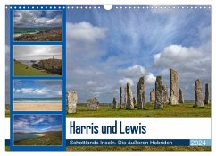 Harris und Lewis - Schottlands Inseln. Die äußeren Hebriden (Wandkalender 2024 DIN A3 quer), CALVENDO Monatskalender