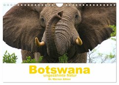 Botswana - ungezähmte Natur (Wandkalender 2024 DIN A4 quer), CALVENDO Monatskalender