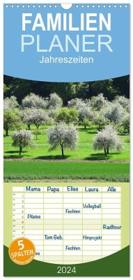 Familienplaner 2024 - Jahreszeiten mit 5 Spalten (Wandkalender, 21 x 45 cm) CALVENDO