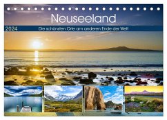 Neuseeland - Die schönsten Orte am anderen Ende der Welt (Tischkalender 2024 DIN A5 quer), CALVENDO Monatskalender - Bosse, Christian