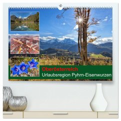 Oberösterreich Urlaubsregion Pyhrn-Eisenwurzen (hochwertiger Premium Wandkalender 2024 DIN A2 quer), Kunstdruck in Hochglanz