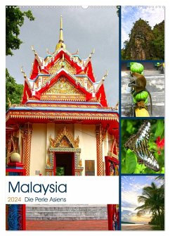 Malaysia - Die Perle Asiens (Wandkalender 2024 DIN A2 hoch), CALVENDO Monatskalender