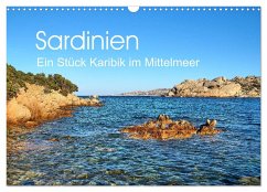 Sardinien - Ein Stück Karibik im Mittelmeer (Wandkalender 2024 DIN A3 quer), CALVENDO Monatskalender - Otto, Jakob