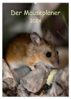 Der Mäuseplaner (Wandkalender 2024 DIN A2 hoch), CALVENDO Monatskalender - Photography by Nicole Peters, Passion