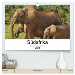 Südafrika - Eine beeindruckende Tierwelt (hochwertiger Premium Wandkalender 2024 DIN A2 quer), Kunstdruck in Hochglanz