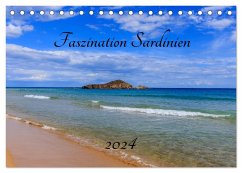 Faszination Sardinien (Tischkalender 2024 DIN A5 quer), CALVENDO Monatskalender