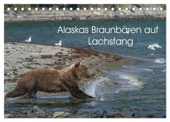Grizzlybären im Katmai Nationalpark Alaska (Tischkalender 2024 DIN A5 quer), CALVENDO Monatskalender - Photo4emotion.com