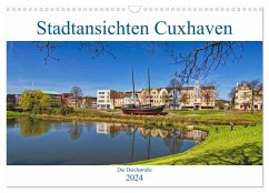 Stadtansichten Cuxhaven (Wandkalender 2024 DIN A3 quer), CALVENDO Monatskalender