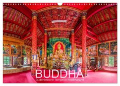 BUDDHA - Buddhistische Tempel in Nordthailand (Wandkalender 2024 DIN A3 quer), CALVENDO Monatskalender - Christen, Ernst
