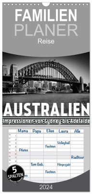 Familienplaner 2024 - AUSTRALIEN Impressionen von Sydney bis Adelaide mit 5 Spalten (Wandkalender, 21 x 45 cm) CALVENDO
