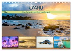 O'ahu - Eine Reise in das Herz von Hawaii (Wandkalender 2024 DIN A3 quer), CALVENDO Monatskalender