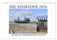 Die Seebäder 2024 (Tischkalender 2024 DIN A5 quer), CALVENDO Monatskalender
