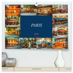 Paris Bistros (hochwertiger Premium Wandkalender 2024 DIN A2 quer), Kunstdruck in Hochglanz - Meutzner, Dirk