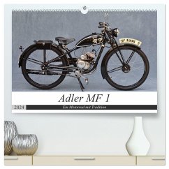 Adler MF 1 (hochwertiger Premium Wandkalender 2024 DIN A2 quer), Kunstdruck in Hochglanz