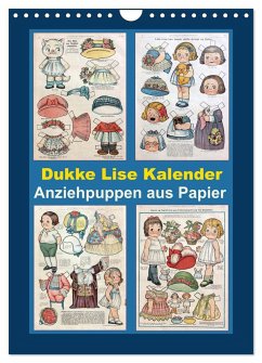 Dukke Lise Kalender - Anziehpuppen aus Papier (Wandkalender 2024 DIN A4 hoch), CALVENDO Monatskalender - Erbs, Karen