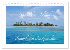 San Blas Islands - Traumhaftes Inselparadies (Tischkalender 2024 DIN A5 quer), CALVENDO Monatskalender