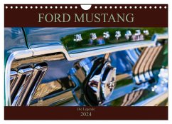 Ford Mustang - Die Legende (Wandkalender 2024 DIN A4 quer), CALVENDO Monatskalender