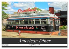 American Diner - es gibt sie noch (Wandkalender 2024 DIN A2 quer), CALVENDO Monatskalender