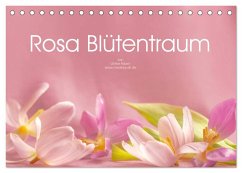 Rosa Blütentraum (Tischkalender 2024 DIN A5 quer), CALVENDO Monatskalender - Adam, Ulrike