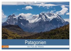 Patagonien - Am Puls der Wildnis (Wandkalender 2024 DIN A2 quer), CALVENDO Monatskalender