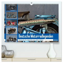 Deutsche Motorrad - Legenden - Rollende Kunstwerke aus alten Zeiten (hochwertiger Premium Wandkalender 2024 DIN A2 quer), Kunstdruck in Hochglanz - Laue, Ingo