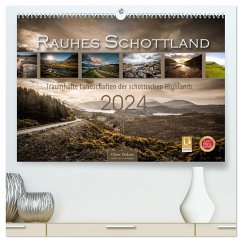 Rauhes Schottland (hochwertiger Premium Wandkalender 2024 DIN A2 quer), Kunstdruck in Hochglanz - Pinkoss, Oliver