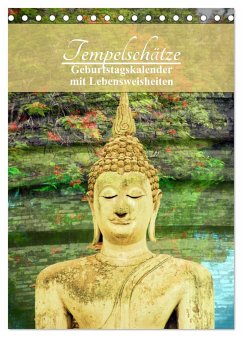 Tempelschätze (Tischkalender 2024 DIN A5 hoch), CALVENDO Monatskalender