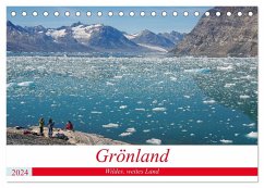 Grönland - Wildes, weites Land (Tischkalender 2024 DIN A5 quer), CALVENDO Monatskalender - Pantke, Reinhard