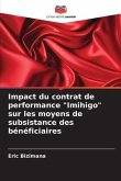 Impact du contrat de performance &quote;Imihigo&quote; sur les moyens de subsistance des bénéficiaires