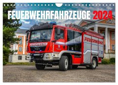 Feuerwehrfahrzeuge (Wandkalender 2024 DIN A4 quer), CALVENDO Monatskalender