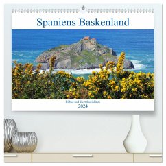 Spaniens Baskenland (hochwertiger Premium Wandkalender 2024 DIN A2 quer), Kunstdruck in Hochglanz