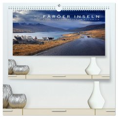 Färöer Inseln - Raue Landschaften im Atlantik (hochwertiger Premium Wandkalender 2024 DIN A2 quer), Kunstdruck in Hochglanz
