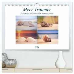 Meer Träumer - Muscheln und Schnecken Impressionen (hochwertiger Premium Wandkalender 2024 DIN A2 quer), Kunstdruck in Hochglanz
