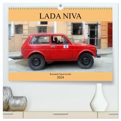 LADA NIVA - Russlands Dauer-Läufer (hochwertiger Premium Wandkalender 2024 DIN A2 quer), Kunstdruck in Hochglanz
