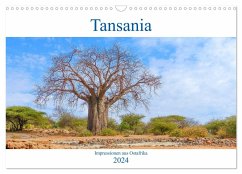 Tansania. Impressionen aus Ostafrika (Wandkalender 2024 DIN A3 quer), CALVENDO Monatskalender