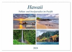 Hawaii - Vulkan- und Inselparadies im Pazifik (Wandkalender 2024 DIN A2 quer), CALVENDO Monatskalender