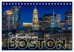 Stadtansichten aus Boston (Tischkalender 2024 DIN A5 quer), CALVENDO Monatskalender