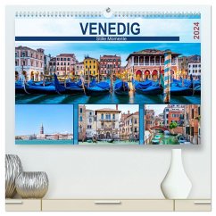 Venedig - Stille Momente (hochwertiger Premium Wandkalender 2024 DIN A2 quer), Kunstdruck in Hochglanz