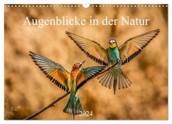 Augenblicke in der Natur (Wandkalender 2024 DIN A3 quer), CALVENDO Monatskalender
