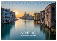 Venedig - Die schönsten Orte (Tischkalender 2024 DIN A5 quer), CALVENDO Monatskalender