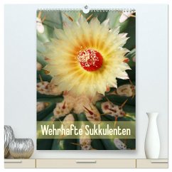 Wehrhafte Sukkulenten (hochwertiger Premium Wandkalender 2024 DIN A2 hoch), Kunstdruck in Hochglanz - Kruse, Gisela