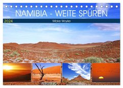 Namibia - Weite spüren (Tischkalender 2024 DIN A5 quer), CALVENDO Monatskalender