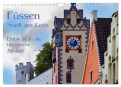 Füssen - Stadt am Lech (Wandkalender 2024 DIN A4 quer), CALVENDO Monatskalender - brigitte jaritz, photography