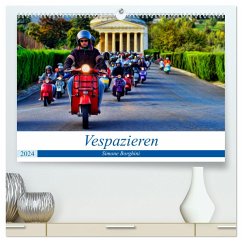 Vespazieren (hochwertiger Premium Wandkalender 2024 DIN A2 quer), Kunstdruck in Hochglanz - Borghini, Simone