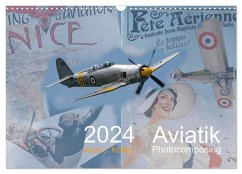 Aviatik Photocomposing 2024 (Wandkalender 2024 DIN A3 quer), CALVENDO Monatskalender - Koller, Alois J.
