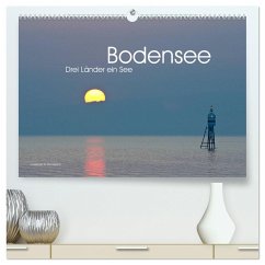 Drei Länder ein See - Bodensee (hochwertiger Premium Wandkalender 2024 DIN A2 quer), Kunstdruck in Hochglanz