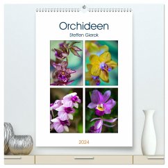 Orchideen (hochwertiger Premium Wandkalender 2024 DIN A2 hoch), Kunstdruck in Hochglanz