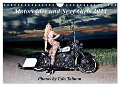 Motorräder und Sexy Girls (Wandkalender 2024 DIN A4 quer), CALVENDO Monatskalender