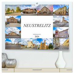 Neustrelitz Impressionen (hochwertiger Premium Wandkalender 2024 DIN A2 quer), Kunstdruck in Hochglanz