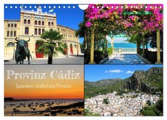 Provinz Cádiz - Spaniens südlichste Provinz (Wandkalender 2024 DIN A4 quer), CALVENDO Monatskalender - Gillner, Martin